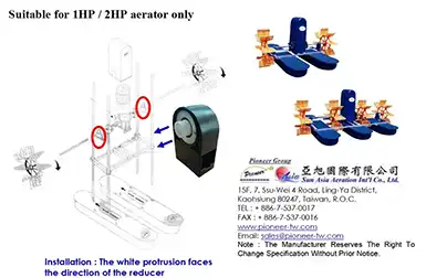 Paddle Wheel Aerator Manufacturers In Taiwan Pioneer