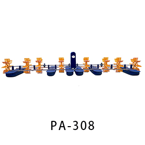 Aireador de paletas con múltiples impulsores PA-308