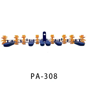 aireador de paletas de múltiples impulsores