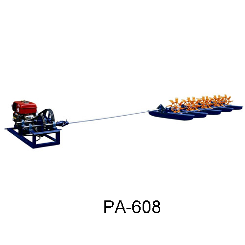 Aireador de rueda de paletas con motor diésel PA-608