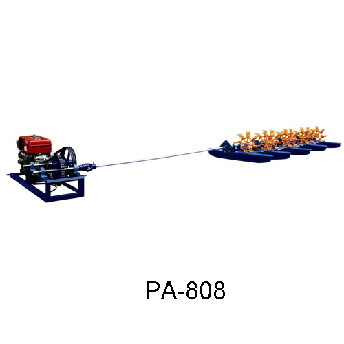 Aireador de rueda de paletas con motor diésel PA-608-2