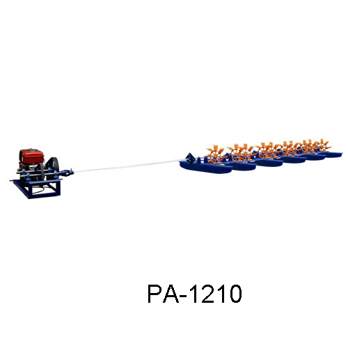 Aireador de rueda de paletas con motor diésel PA-1210