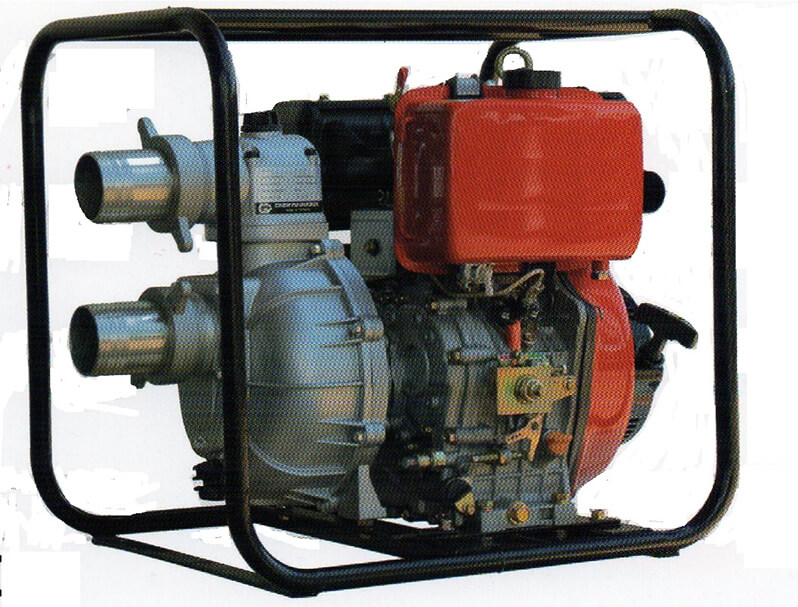 Pompe à moteur diesel refroidie par air